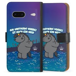 Sideflip mit langer Lasche schwarz