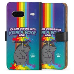 Sideflip mit langer Lasche schwarz