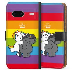 Sideflip mit langer Lasche schwarz