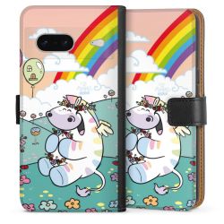 Sideflip mit langer Lasche schwarz