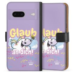 Sideflip mit langer Lasche schwarz