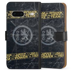 Sideflip mit langer Lasche schwarz