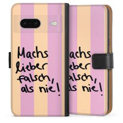 Sideflip mit langer Lasche schwarz