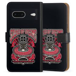 Sideflip mit langer Lasche schwarz