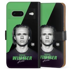 Sideflip mit langer Lasche schwarz