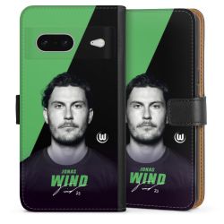 Sideflip mit langer Lasche schwarz