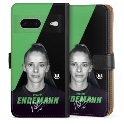 Sideflip mit langer Lasche schwarz