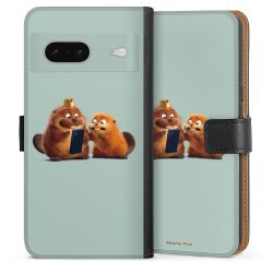 Sideflip mit langer Lasche schwarz