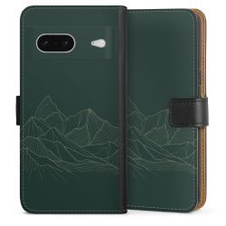 Sideflip mit langer Lasche schwarz