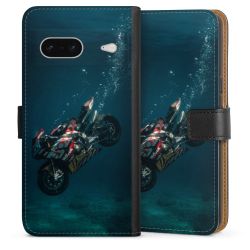 Sideflip mit langer Lasche schwarz