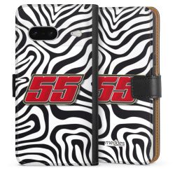 Sideflip mit langer Lasche schwarz