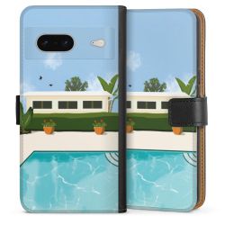 Sideflip mit langer Lasche schwarz