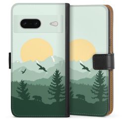 Sideflip mit langer Lasche schwarz