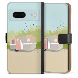 Sideflip mit langer Lasche schwarz