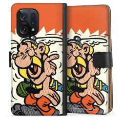 Sideflip mit langer Lasche schwarz