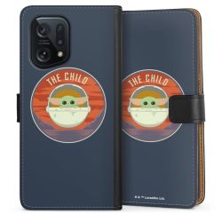 Sideflip mit langer Lasche schwarz