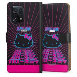 Sideflip mit langer Lasche schwarz