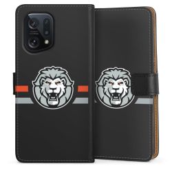 Sideflip mit langer Lasche schwarz