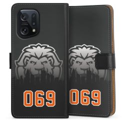 Sideflip mit langer Lasche schwarz