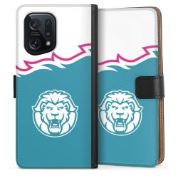 Sideflip mit langer Lasche schwarz