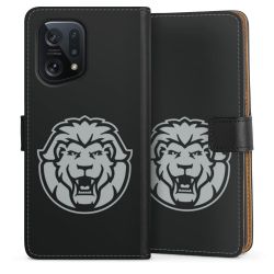 Sideflip mit langer Lasche schwarz