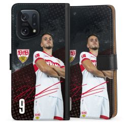 Sideflip mit langer Lasche schwarz