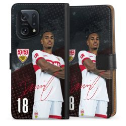 Sideflip mit langer Lasche schwarz