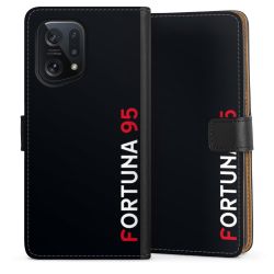 Sideflip mit langer Lasche schwarz