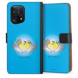 Sideflip mit langer Lasche schwarz