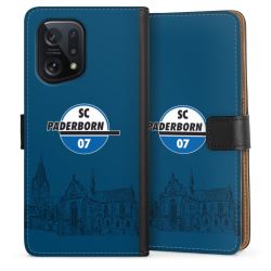 Sideflip mit langer Lasche schwarz