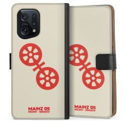 Sideflip mit langer Lasche schwarz