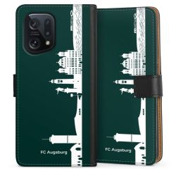 Sideflip mit langer Lasche schwarz