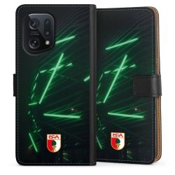 Sideflip mit langer Lasche schwarz