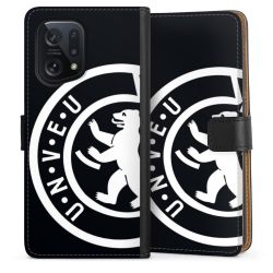 Sideflip mit langer Lasche schwarz