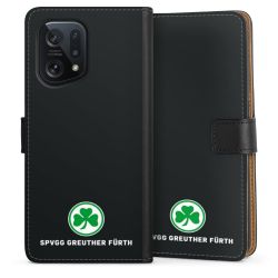 Sideflip mit langer Lasche schwarz