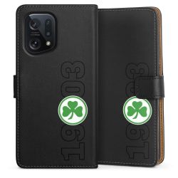 Sideflip mit langer Lasche schwarz