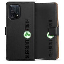 Sideflip mit langer Lasche schwarz