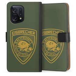 Sideflip mit langer Lasche schwarz