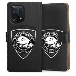 Sideflip mit langer Lasche schwarz