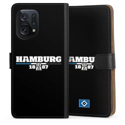 Sideflip mit langer Lasche schwarz