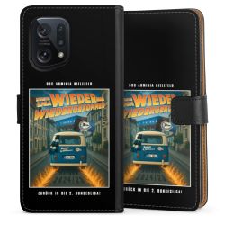 Sideflip mit langer Lasche schwarz