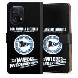 Sideflip mit langer Lasche schwarz