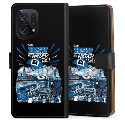 Sideflip mit langer Lasche schwarz