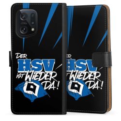 Sideflip mit langer Lasche schwarz