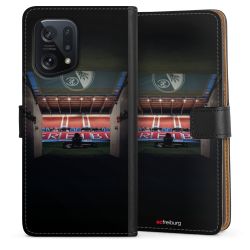 Sideflip mit langer Lasche schwarz