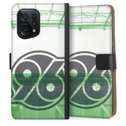 Sideflip mit langer Lasche schwarz