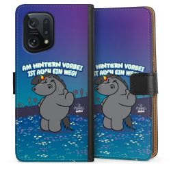 Sideflip mit langer Lasche schwarz