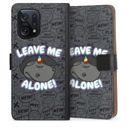 Sideflip mit langer Lasche schwarz