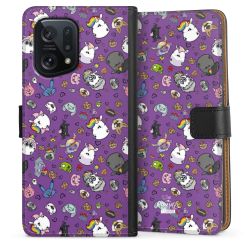 Sideflip mit langer Lasche schwarz