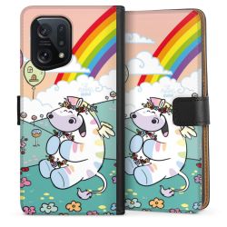 Sideflip mit langer Lasche schwarz